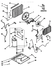 Unit Parts parts for Kenmore Heat Pump System 106.8791283 (1068791283, 106 8791283) from AppliancePartsPros.com