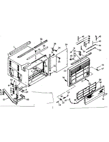 Cabinet Parts parts for Kenmore Heat Pump System 106.69901 (10669901, 106 69901) from AppliancePartsPros.com