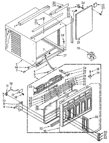 Cabinet parts for Kenmore Heat Pump System 106.8781070 (1068781070, 106 8781070) from AppliancePartsPros.com
