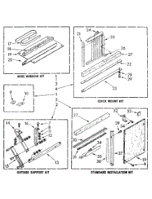 Installation parts for Kenmore Heat Pump System 106.8781070 (1068781070, 106 8781070) from AppliancePartsPros.com