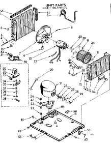 Unit Parts parts for Kenmore Heat Pump System 106.7761070 (1067761070, 106 7761070) from AppliancePartsPros.com