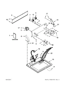 Top And Console Parts parts for Kenmore Dryer 110.C71182013 (110C71182013, 110 C71182013) from AppliancePartsPros.com