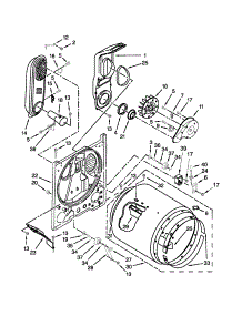 Bulkhead Parts parts for Kenmore Dryer 110.C71182013 (110C71182013, 110 C71182013) from AppliancePartsPros.com