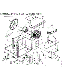 Electrical System & Air Handling Parts parts for Kenmore Heat Pump System 253.71424 (25371424, 253 71424) from AppliancePartsPros.com