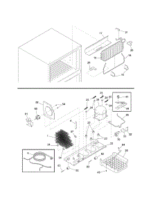 System parts for Kenmore Refrigerator 253.6880201B (2536880201B, 253 6880201B) from AppliancePartsPros.com
