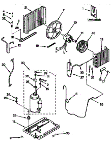 Unit Parts parts for Kenmore Heat Pump System 106.9740550 (1069740550, 106 9740550) from AppliancePartsPros.com