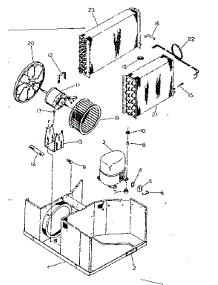 Refrigeration System & Air Handling parts for Kenmore Heat Pump System 253.66905 (25366905, 253 66905) from AppliancePartsPros.com
