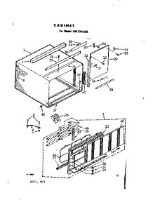Cabinet Parts parts for Kenmore Heat Pump System 106.7751290 (1067751290, 106 7751290) from AppliancePartsPros.com