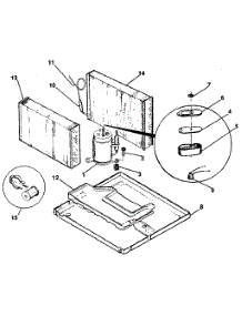 Compressor parts for Kenmore Heat Pump System 253.8781390 (2538781390, 253 8781390) from AppliancePartsPros.com