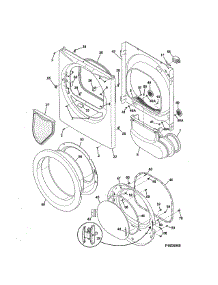 Front Panel / Lint Filter parts for Kenmore Dryer 417.88022000 (41788022000, 417 88022000) from AppliancePartsPros.com