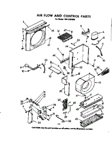 Air Flow And Control Parts parts for Kenmore Heat Pump System 106.8701890 (1068701890, 106 8701890) from AppliancePartsPros.com