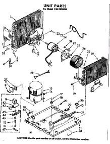 Unit Parts parts for Kenmore Heat Pump System 106.8701890 (1068701890, 106 8701890) from AppliancePartsPros.com