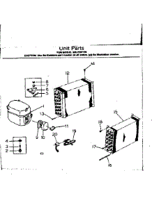 Unit Parts parts for Kenmore Heat Pump System 253.7797132 (2537797132, 253 7797132) from AppliancePartsPros.com