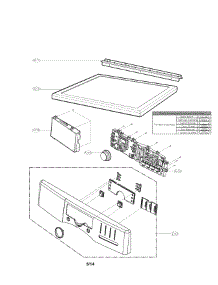 Control Panel Parts parts for Kenmore Dryer 796.91172210 (79691172210, 796 91172210) from AppliancePartsPros.com