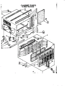 Cabinet Parts parts for Kenmore Heat Pump System 106.8701540 (1068701540, 106 8701540) from AppliancePartsPros.com