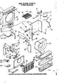 Air Flow Parts parts for Kenmore Heat Pump System 106.8701540 (1068701540, 106 8701540) from AppliancePartsPros.com