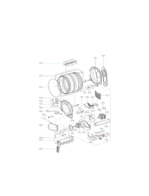 Drum And Motor Parts parts for Kenmore Dryer 796.81172210 (79681172210, 796 81172210) from AppliancePartsPros.com