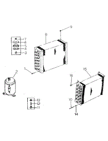 Unit Parts parts for Kenmore Heat Pump System 253.8740651 (2538740651, 253 8740651) from AppliancePartsPros.com