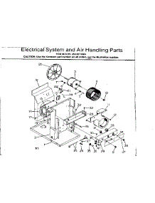 Electrical System And Air Handling Parts parts for Kenmore Heat Pump System 253.8710665 (2538710665, 253 8710665) from AppliancePartsPros.com