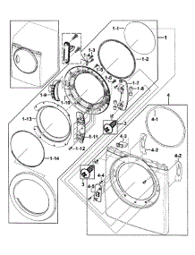 Front Assy parts for Kenmore Dryer 402.89032012 (40289032012, 402 89032012) from AppliancePartsPros.com