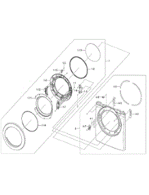 Front Assyy parts for Kenmore Dryer 402.89032010 (40289032010, 402 89032010) from AppliancePartsPros.com