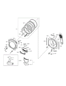 Drum Assy parts for Kenmore Dryer 402.89032010 (40289032010, 402 89032010) from AppliancePartsPros.com