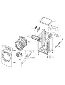 Main Assy parts for Kenmore Dryer 402.89032010 (40289032010, 402 89032010) from AppliancePartsPros.com