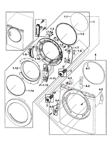 Front Assy parts for Kenmore Dryer 402.99032010 (40299032010, 402 99032010) from AppliancePartsPros.com