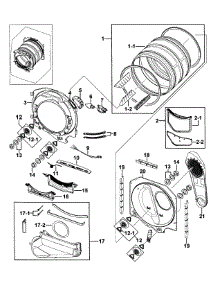 Drum Assy parts for Kenmore Dryer 402.99032010 (40299032010, 402 99032010) from AppliancePartsPros.com