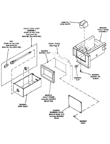 Coin Vault And Guide Assembly parts for Kenmore Dryer 999.L30XG (999L30XG, 999 L30XG) from AppliancePartsPros.com