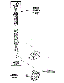 Cabinet High Limit And Harness Assembly parts for Kenmore Dryer 999.L30XG (999L30XG, 999 L30XG) from AppliancePartsPros.com