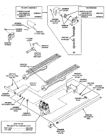 Gas Heater Assembly (Glow-Bar Ignition) parts for Kenmore Dryer 99937EG from AppliancePartsPros.com