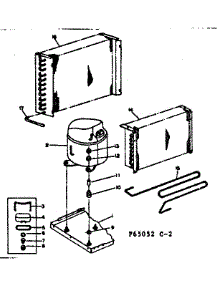 Unit Parts parts for Kenmore Heat Pump System 253.65052 (25365052, 253 65052) from AppliancePartsPros.com