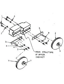 Dual Idler Assembly parts for Kenmore Dryer 761ID51.4G from AppliancePartsPros.com