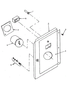 Wiring Box Door parts for Kenmore Dryer 761ID51.4G from AppliancePartsPros.com