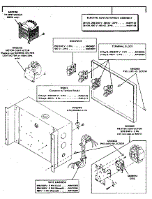 Electrical Contactor Box Assembly parts for Kenmore Dryer 99937CE from AppliancePartsPros.com