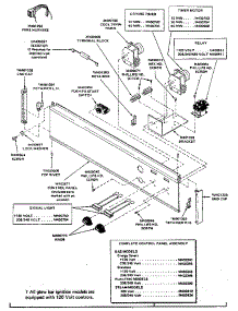 Control Panel Assembly (Manual) parts for Kenmore Dryer 99937CE from AppliancePartsPros.com