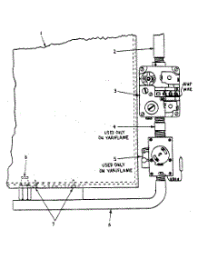 Top View Of Single Burner Box Assy. parts for Kenmore Dryer 761ID31.4V from AppliancePartsPros.com