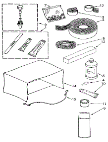 Optional (Not Included) parts for Kenmore Heat Pump System 106.8790512 (1068790512, 106 8790512) from AppliancePartsPros.com
