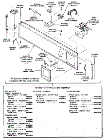 Control Panel Assembly (Coin) parts for Kenmore Dryer 99965CG from AppliancePartsPros.com