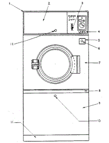 Cabinet Front parts for Kenmore Dryer 761ID31.3G from AppliancePartsPros.com