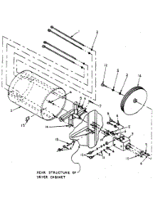Cylinder, Trunnion & Bearing parts for Kenmore Dryer 761ID31.3G from AppliancePartsPros.com
