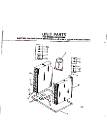 Unit Parts parts for Kenmore Heat Pump System 253.8710860 (2538710860, 253 8710860) from AppliancePartsPros.com