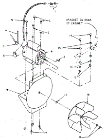 Motor And Blower parts for Kenmore Dryer 761ID31.3G from AppliancePartsPros.com