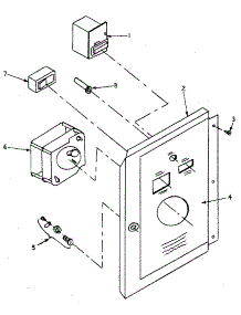 Wiring Box Door parts for Kenmore Dryer 761ID31.3G from AppliancePartsPros.com