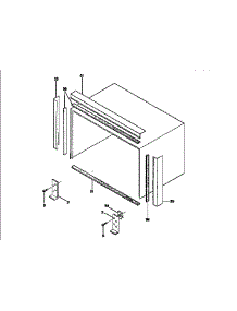Window Mounting parts for Kenmore Heat Pump System 253.9775070 (2539775070, 253 9775070) from AppliancePartsPros.com