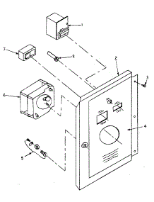 Wiring Box Door parts for Kenmore Dryer 761ID31.4G from AppliancePartsPros.com