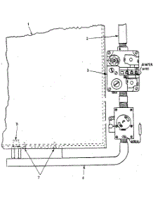 Top View Of Single Burner parts for Kenmore Dryer 761ID31.4G from AppliancePartsPros.com