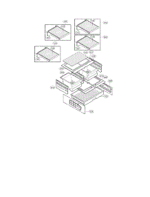 Refrigerator Parts parts for Kenmore Refrigerator 795.72033112 (79572033112, 795 72033112) from AppliancePartsPros.com