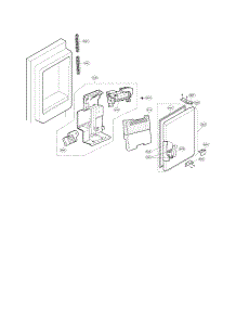 Ice Maker And Ice Bank Parts parts for Kenmore Refrigerator 795.72033112 (79572033112, 795 72033112) from AppliancePartsPros.com